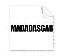 DIYthinker Madagascar Country Name Black Glasses Cloth Cleaning Cloth Phone Screen Cleaner 5Pcs Gift