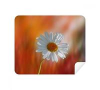 DIYthinker Orange Dark White Beautiful Flowers Phone Screen Cleaner Glasses Cleaning Cloth 2Pcs Suede Fabric