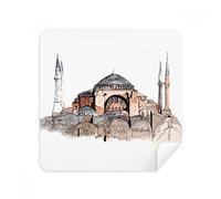 DIYthinker Turkey Hagia Sophia Istanbul Glasses Cleaning Cloth Phone Screen Cleaner Suede Fabric 2Pcs
