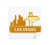 DIYthinker Welcome To Las Vegas Nevada America Glasses Cleaning Cloth Phone Screen Cleaner Suede Fabric 2Pcs