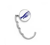 DIYthinker Women Ocean The Blue Whale Huge Table Hook Folding Bag Desk Hanger Foldable Holder 4.4 x 4.4cm (Width x Height) When Folded Multicolor