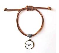 DIYthinker Words Watch that il n'a pas en line Chinese Leather Strap Double Bracelet Couple Set