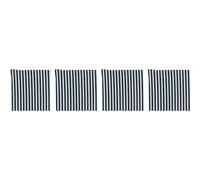 DIYTI - Narrow Stripe Coasters 10x10 cm 4-pack, Navy - Navy