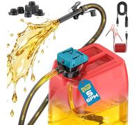 DIYtoolifz 5 GPM Cordless Fuel Transfer Pump with Auto Shut-Off & Beep Alert, Compatible with Makita 18V Batteries (Bare Tool), Portable Gas Can Pump for Diesel & Gasoline, 51" Hose & 5 Adapters