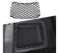 DIYUCAR Car Back Rear Trunk Side Storage Bag Organizer Elastic String Net Pocket Bag Mesh For Mercedes-Benz Smart 451 Fortwo 2009-2015