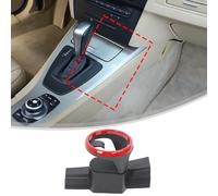 DIYUCAR Car Center Console Gear Shift Panel Side Water Cup Holder Drink Stand For 3 Series E90 E91 E92 E93 2005-2012,Car Cup Holder for Water Coffee Juice Bottle Stand (Right Side, Red)