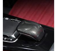 DIYUCAR Carbon Fiber Style ABS Central Control Armrest Decorative Cover Trim For Benz A Class W177 2019 Accessories (Carbon Fiber)