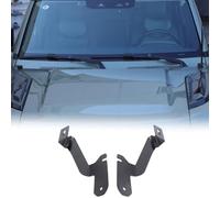 DIYUCAR Ditch Light Brackets Hood Hinges Mount Bracket Kit for Auxiliary Offroad LED Pod Light Work Light Compatible with LR Defender 90 110 130 2020-2025 Car Accessories (Style A)