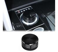 DIYUCAR Zinc Alloy Gear Shift Knob Head Replacement for LR Discovery Sport Discovery 4 5 LR4 LR5 L462 Range Rover Sport Evoque Vogue Velar SV Version (for LR 2017-2023 Black)