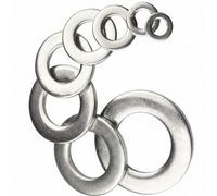 Diyuk A4 Marine Grade Stainless Steel Flat Washers (Din 125 Iso 7089) - M10 - Pack Of 50