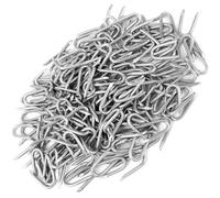 DIYUK Galvanised Netting Staple U Nails 30mm Pack Of: 300 Heavy Duty U Shaped Wire Tacks For Fencing & Mesh, Fence Pin Staples