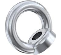 DIYUK M20 Lifting Eye Nut ( Pack Of: 2 ) Heavy Duty Lifting Ring Eye Nuts Female Screw Thread, Ring Shape Eyebolts Din 582