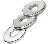 DIYUK M30 - 30mm Washers For Screws ( Pack Of: 10 ) Large Flat Washer Form G Penny Washers Steel Zinc Plated Din 9021