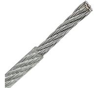 Diyuk Pvc Coated Galvanised Steel Wire Rope Cable 6mm X 3M ( Pack Of: 1 ) Weatherproof