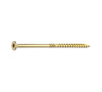 DIYUK Torx Yellow Wood Screws 60mm X 5.0mm ( Pack Of: 200 ) Countersunk High Performance Multi-Purpose Tx Screw