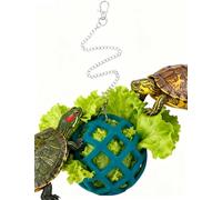 DIYUQISHI Turtle Feeder Ball, Aquatic Turtle Tank Accessories, Dark Blue