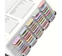 Diyxisk 225 Bible Tabs for Women Bible Tabs for Study Bible,Bible Index Tabs for Old and New Testament Studying with Blank Laminated Bible Tabs(Bohemia,Sunset,Morandi Colors,20 × 5.5 Inch)