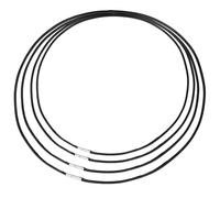 Diyxisk 5 Different Sizes Men's Caucciu Necklace Cord 45/50/55/60/70 cm Weaving Men's Necklace 3 cm Thick for Pendants Jewellery Jewellery (5), 45/50/55cm/60cm/70cm, Polyester, No gem