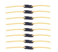 Diyxisk Slingshot Rubber, Pack of 8 Slingshot Rubber, Premium Rubber Band, Round, High Elasticity Slingshot Rubber Band, Suitable for Leisure, Outdoor, Slingshot Competition (Type B)