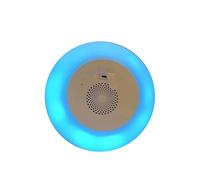 Dizasbv Wireless Pool Speaker, Floating Pool Speaker, Shower With Lights, Portable Hot Tub, Waterproof Hands-Free 360° Surround Stereo Sound Speakers For Spa