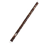 Dizi Chinese Bamboo Transverse Flute Black Bamboo Refined Professional Performance Bamboo Flute Beginner Introduction C/D/E/F/G Tune Children Female Ancient Flute Transverse Flutes(D)