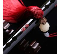 Dizi Chinese Bamboo Transverse Flute Students Practice G/F/E/D/C Tune Playing Bamboo Flute Fife Musical Instrument Transverse Flutes(E)