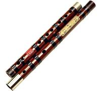 Dizi Professional Level Playing Test Flute and High-End Bitter Bamboo Flute(Color:C)