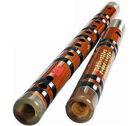 DIZI Professional Performance Flute, Soprano High-quality High-grade Bamboo Flute Instruments Transverse Flutes(F)