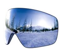 Dizokizo Replacement Ski Goggles Lens Magnetic Spherical Snow Goggles Lens for Snowboarding Skiing Silver…