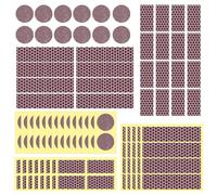 Dizzily Striker Paper Matches - 60 Pcs Pack with Adhesive, 20 Circle and 40 Rectangle Match Stickers for Jars, Fireplace, Candles