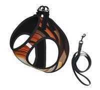 Dizzy Color Circle Dog Harness - Adjustable Dog Harness with Reflective Design, Suitable for Dogs, Cats, Hiking, and Outdoor Activities