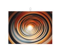 Dizzy Color Circle Print Kitchen Drying Mat Dish Drying Mat | Kitchen Drying Mat 46x61cm Absorbent Microfiber Dish Drying Pad\r\nFor Dishes,Utensils