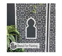 Dizzy Duck 5 Pieces Moroccan Wall Panel Stencil Kit for Gardens - Casablanca