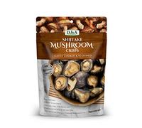 DJ&A Shiitake Mushroom Vegetable Crisps, Lightly Cooked & Seasoned Vegan Snacks, Non-GMO, 65g, Pack of 9