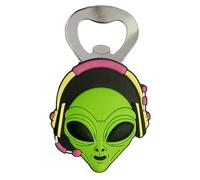 DJ Alien Bottle Opener Fridge Magnet | Funky Alien Sci-Fi Gift