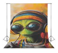 DJ Aliens Reggae Classic Photography Backdrops Photoshoot Backdrop Background Easter Halloween Birthday Party