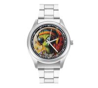 DJ Aliens Reggae Trendy Wrist Watches for Men Classic Quartz Stainless Steel Strap Watch