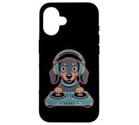 Dj Animal Beats Dog Headphones Music Fun Case for iPhone 16