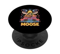 Dj Animal Moose Mixing Beats Music Fun PopSockets Adhesive PopGrip