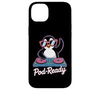 Dj Animal Pod-Ready Fun Penguin Decks Case for iPhone 14 Plus