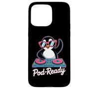 Dj Animal Pod-Ready Fun Penguin Decks Case for iPhone 15 Pro Max