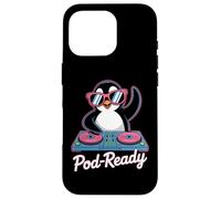 Dj Animal Pod-Ready Fun Penguin Decks Case for iPhone 16 Pro