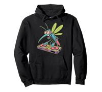Dj Animal Spin The Beats Insect Fun Pullover Hoodie