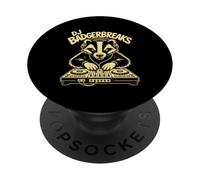 DJ Badgerbreaks Turntable Scratch Hip Hop Club Mix PopSockets Adhesive PopGrip