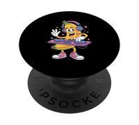 Dj Banana Groove To The Beat Fun Vibes PopSockets Adhesive PopGrip