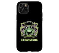 DJ BASSFROG EDM Rave Bass Music Frog With Headphones Case for iPhone 11 Pro
