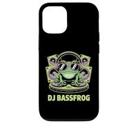 DJ BASSFROG EDM Rave Bass Music Frog With Headphones Case for iPhone 12/12 Pro