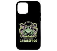 DJ BASSFROG EDM Rave Bass Music Frog With Headphones Case for iPhone 12 mini