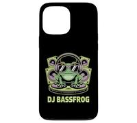 DJ BASSFROG EDM Rave Bass Music Frog With Headphones Case for iPhone 13 Pro Max