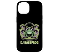 DJ BASSFROG EDM Rave Bass Music Frog With Headphones Case for iPhone 14